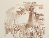 Oskar Kokoschka, (German, 1886-1980), Manhattan, 1967 (portfolio of 5)