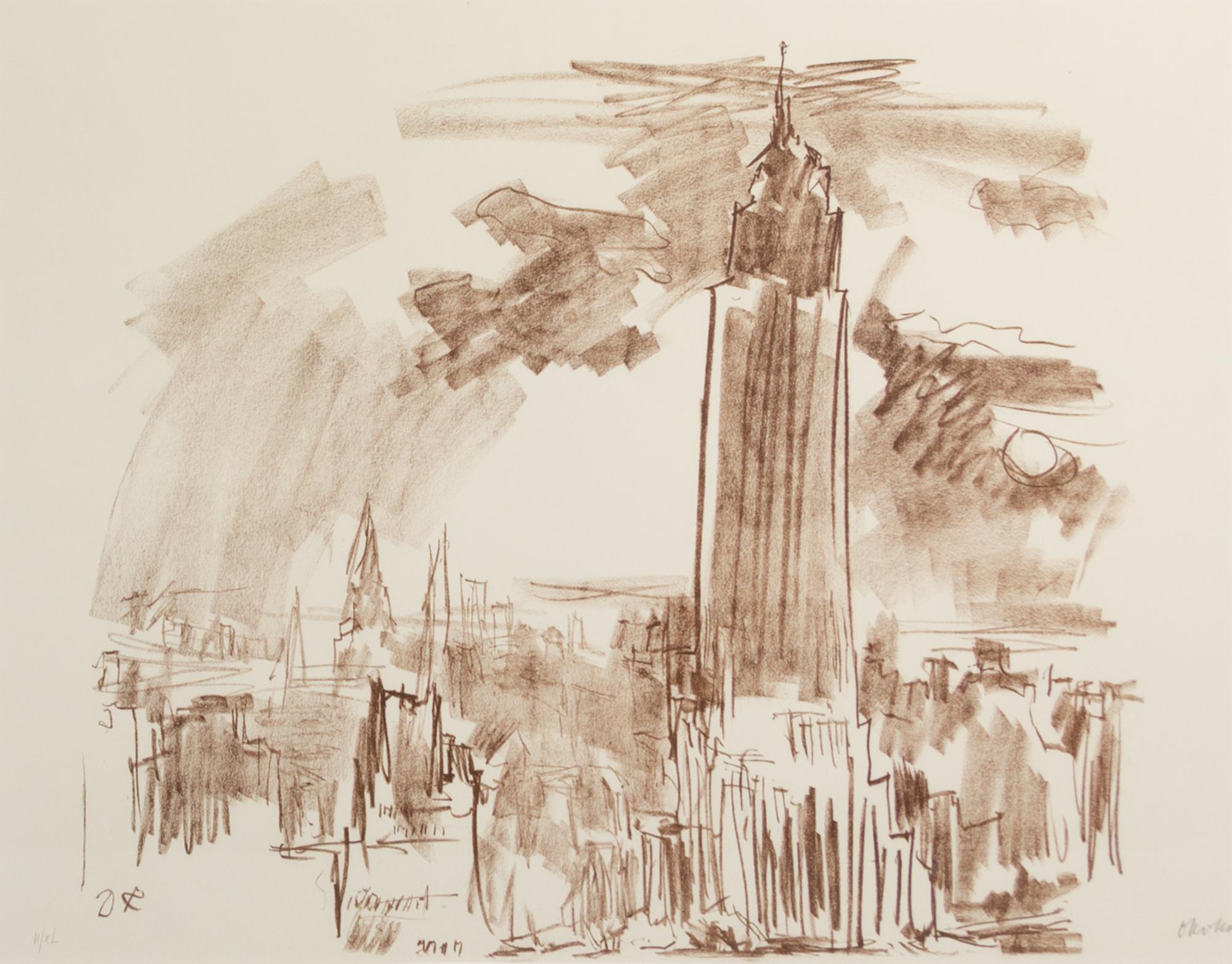 Oskar Kokoschka, (German, 1886-1980), Manhattan, 1967 (portfolio of 5)