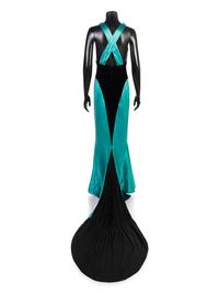 Emanuel Ungaro Evening Dress with Train, 1985-86
