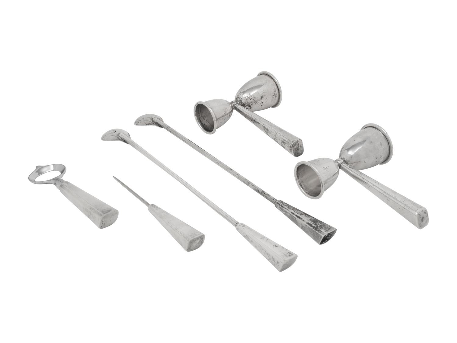 An Assembled Set of Silver Barware