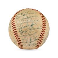 A 1958 Indianapolis Indians / Denver Bears Multi Signed Baseball
