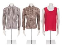 Six Designer Tops: Three Chanel, Two Gucci, One Hermès, 1980s-90s