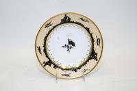 A French Parcel Gilt and Painted Porcelain Soup Plate Diameter 9 inches. — DIHL, EARLY 19TH CENTURY