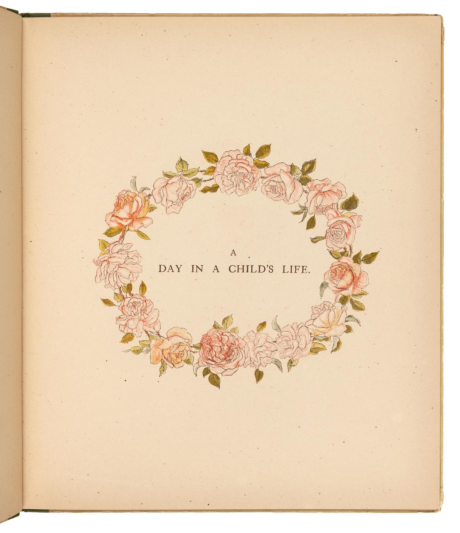 GREENAWAY, Kate (1846-1901), illustrator. -- Two works illustrated by Kate Greenaway, comprising: