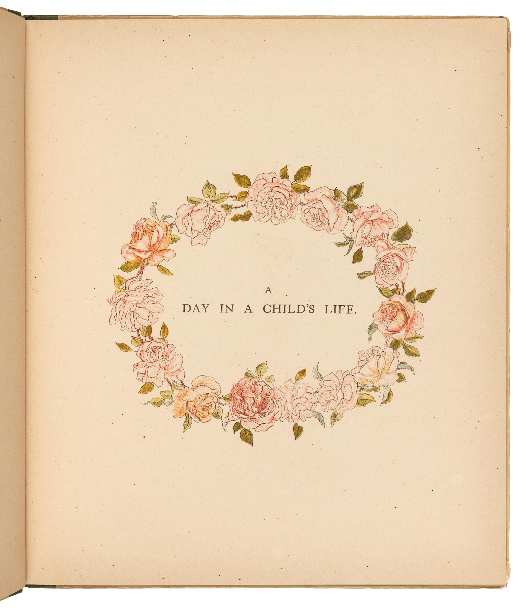 GREENAWAY, Kate (1846-1901), illustrator. -- Two works illustrated by Kate Greenaway, comprising:
