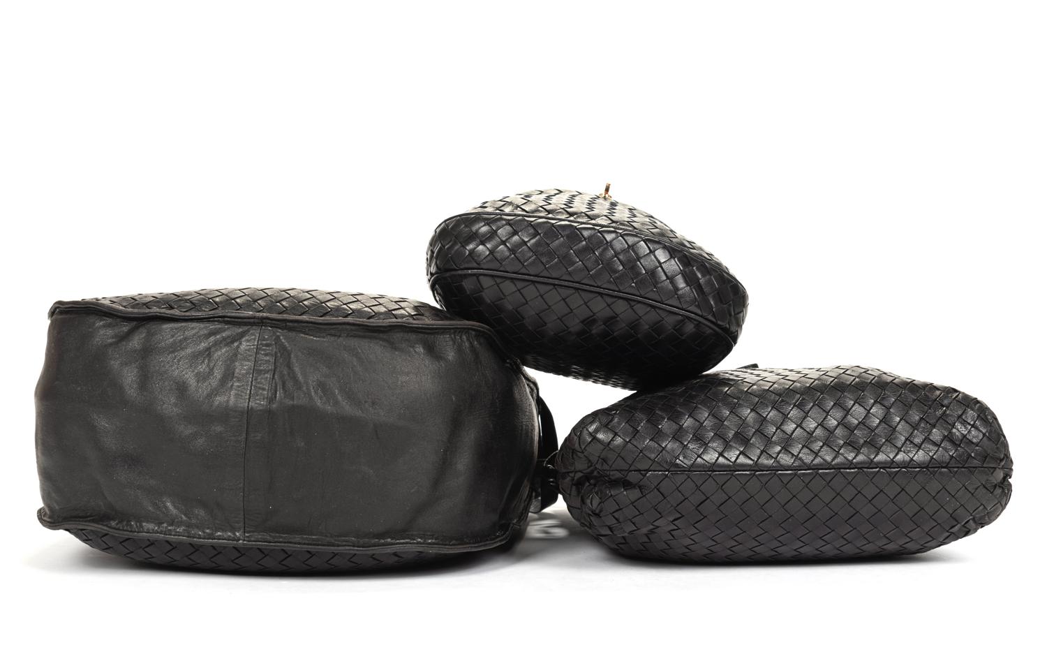 Three Bottega Veneta Leather Intrecciato Bags