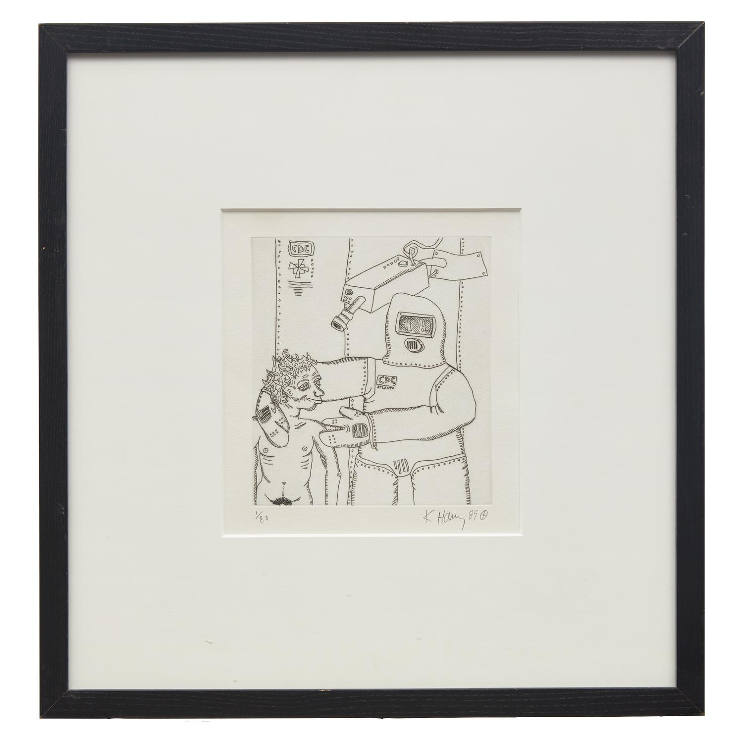 Keith Haring (American, 1958-1990) — Untitled (from The Valley ), 1989