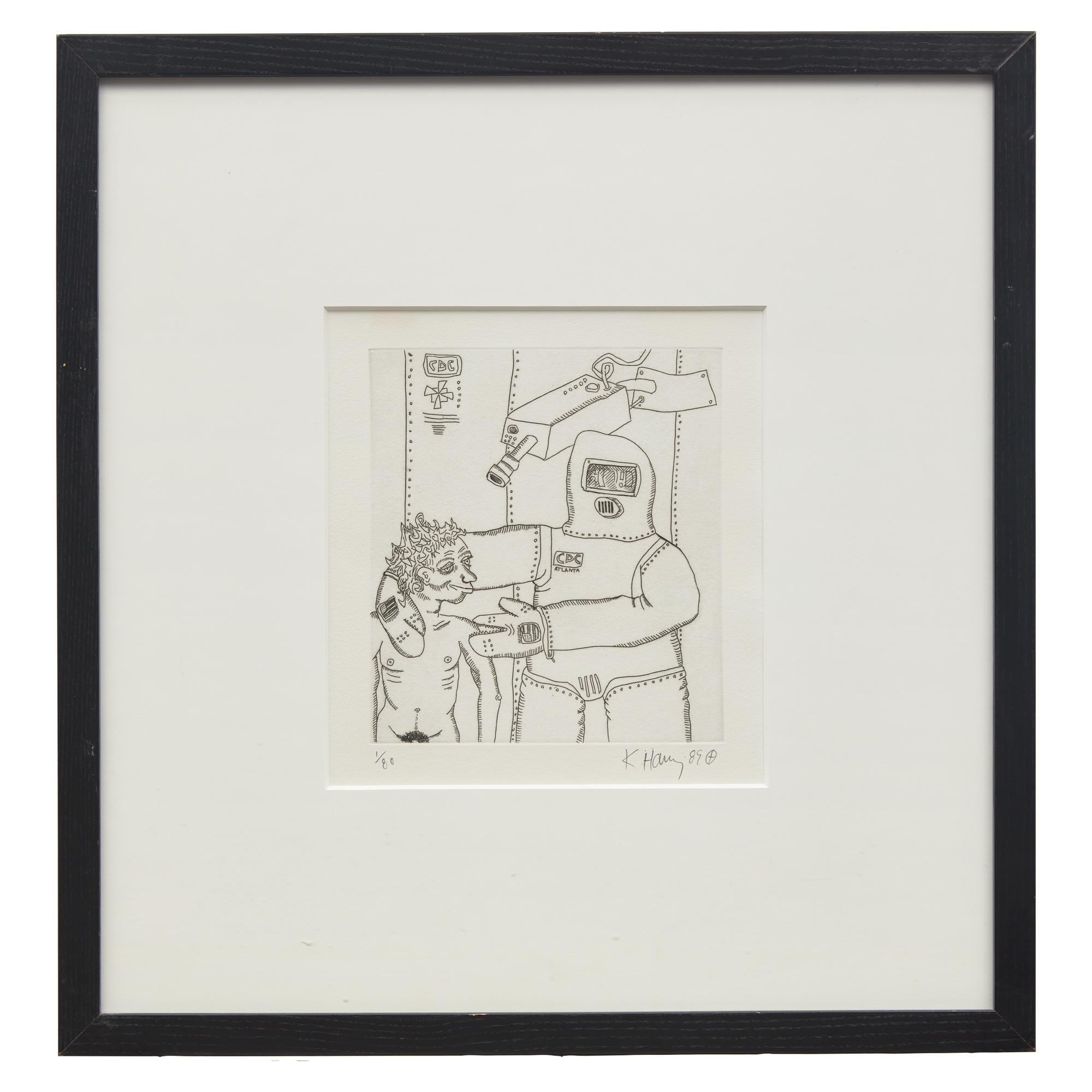 Keith Haring (American, 1958-1990) — Untitled (from The Valley ), 1989