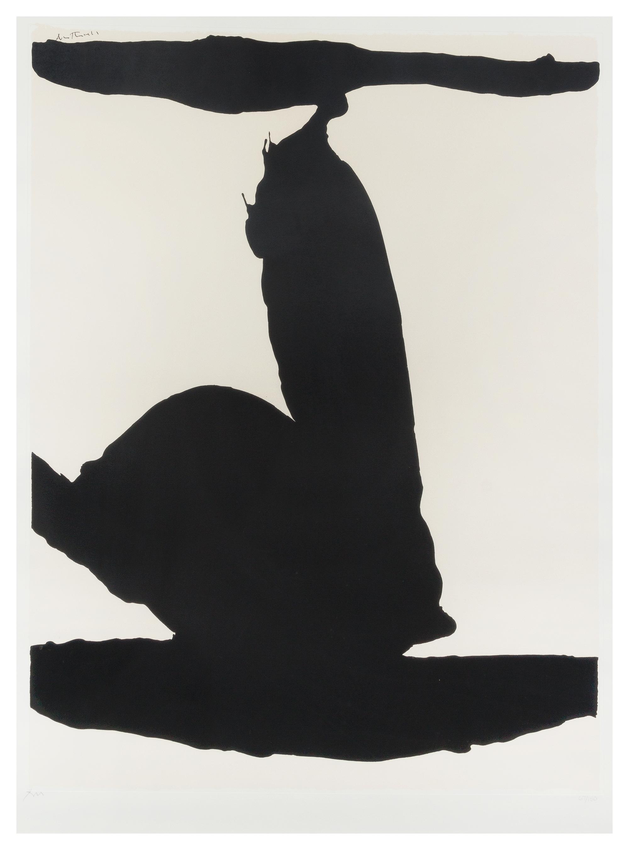 Robert Motherwell, (American, 1915-1991), Untitled (pl. 1 from Africa Suite), 1970