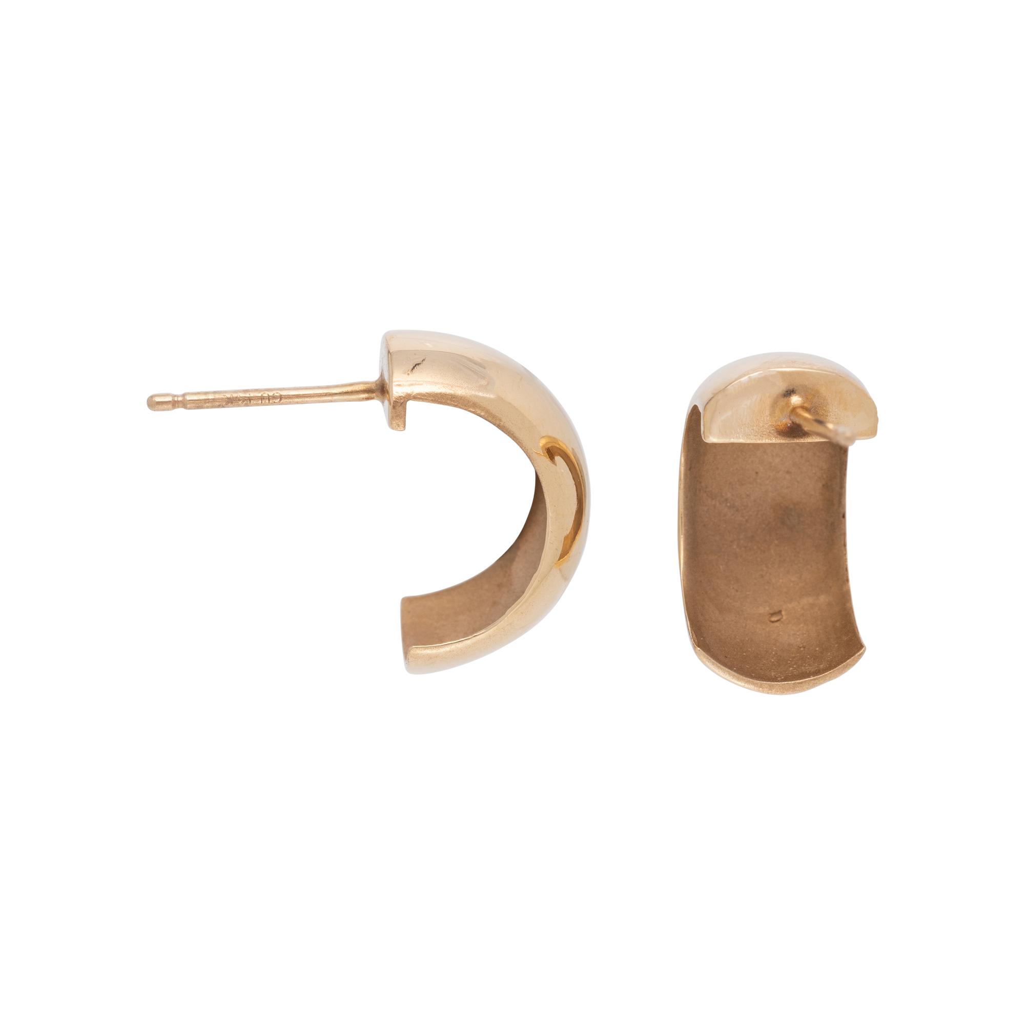 COLLECTION OF GOLD EARRINGS