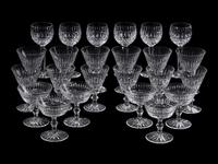 A Waterford Cut Glass Stemware Service