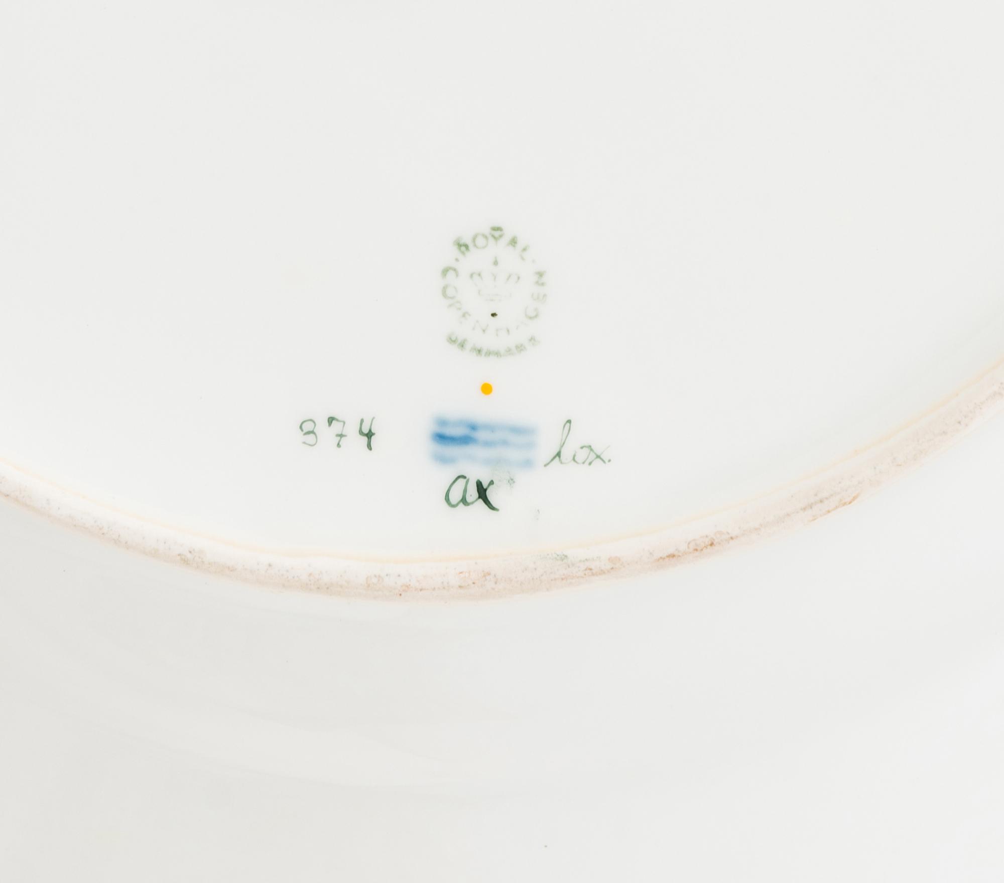 A Royal Copenhagen Flora Danica Porcelain Covered Tureen and Underplate