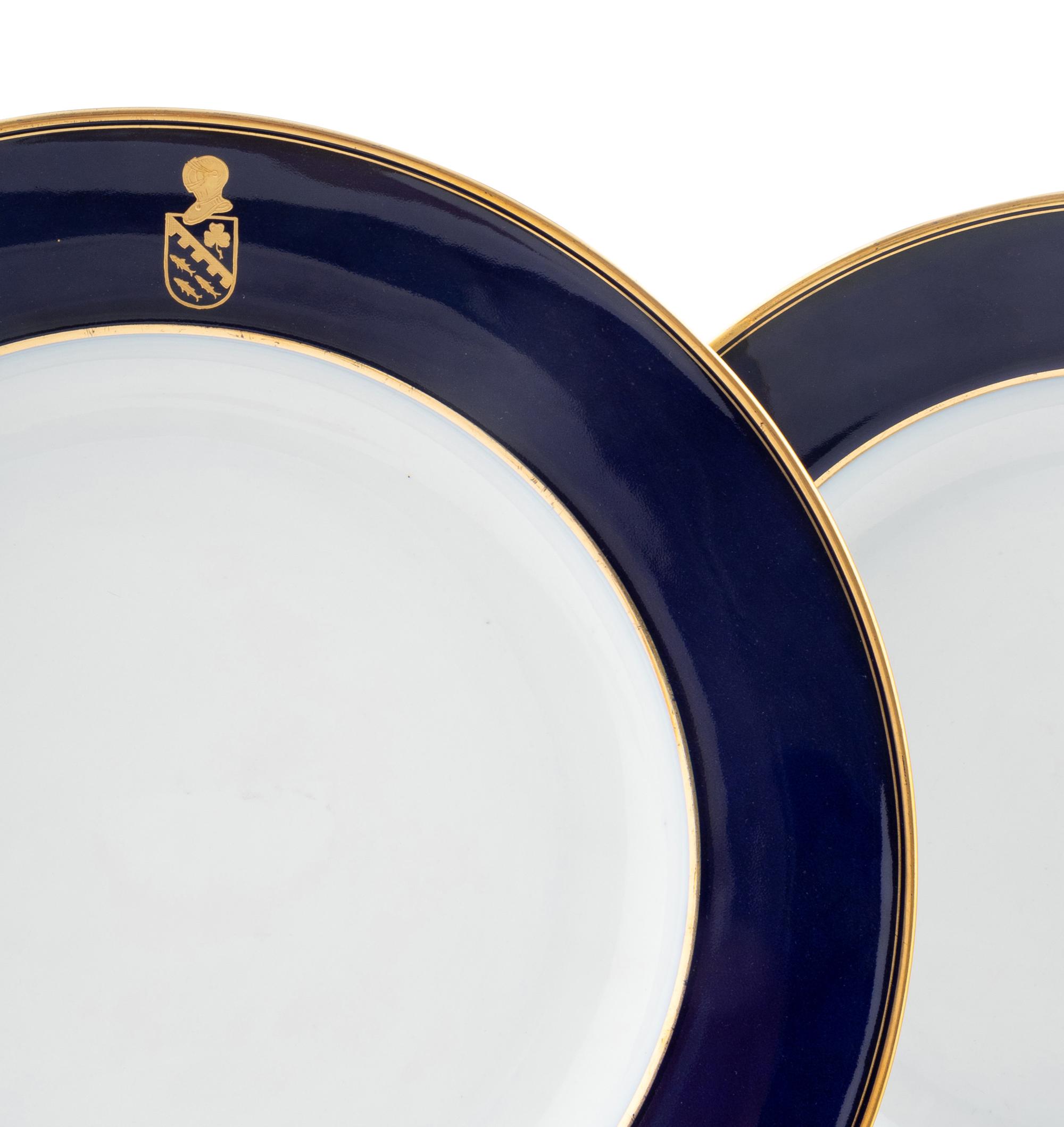 A Czech Porcelain Dinner Service