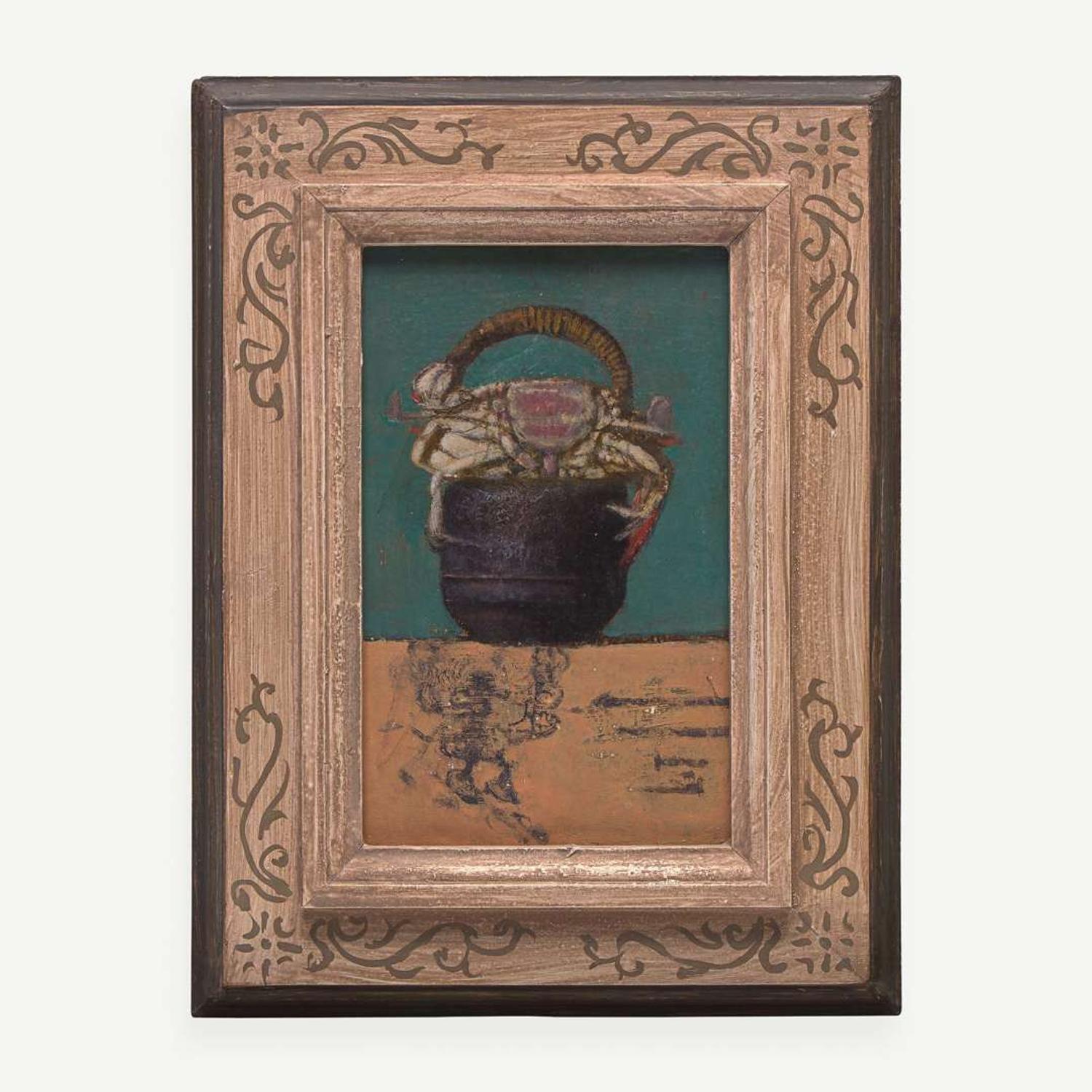 Bruce Kurland (American, 1938-2013) Soft-Shell Crab + Pot