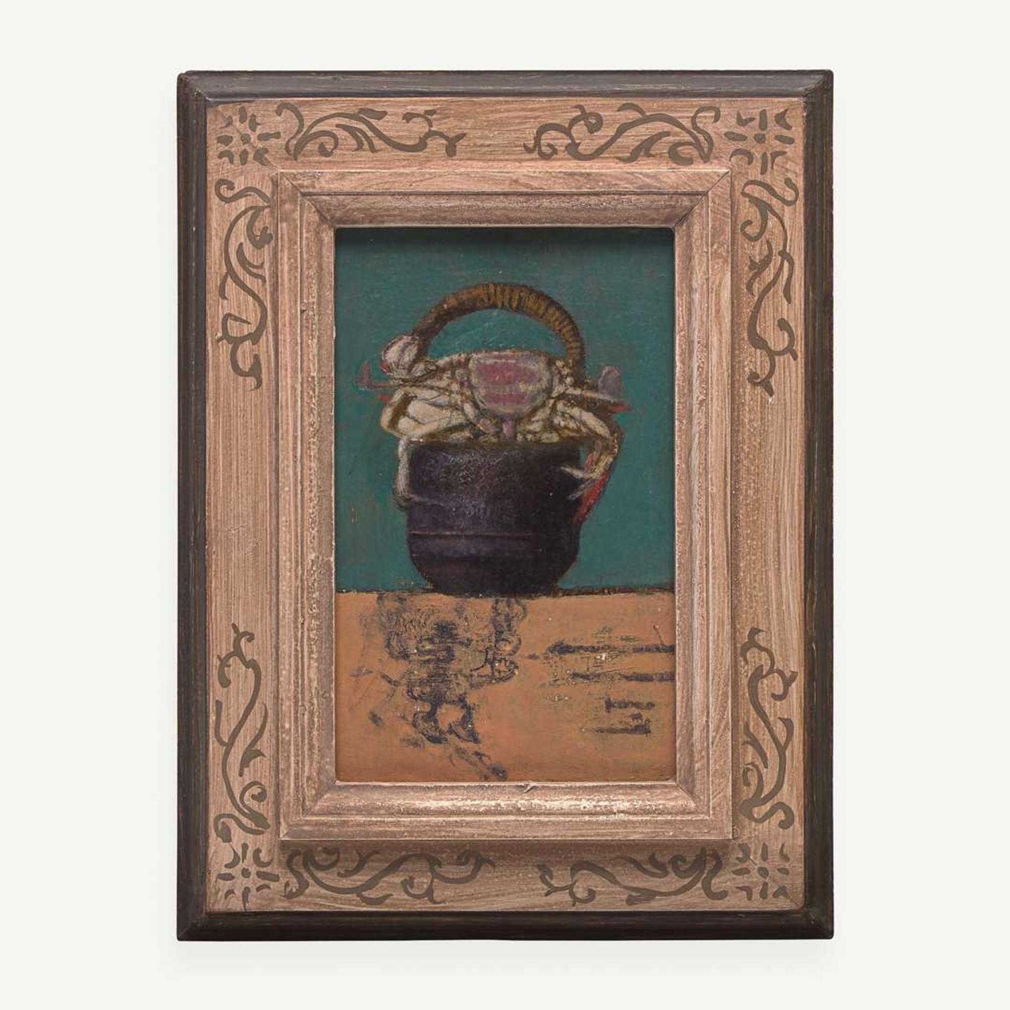 Bruce Kurland (American, 1938-2013) Soft-Shell Crab + Pot