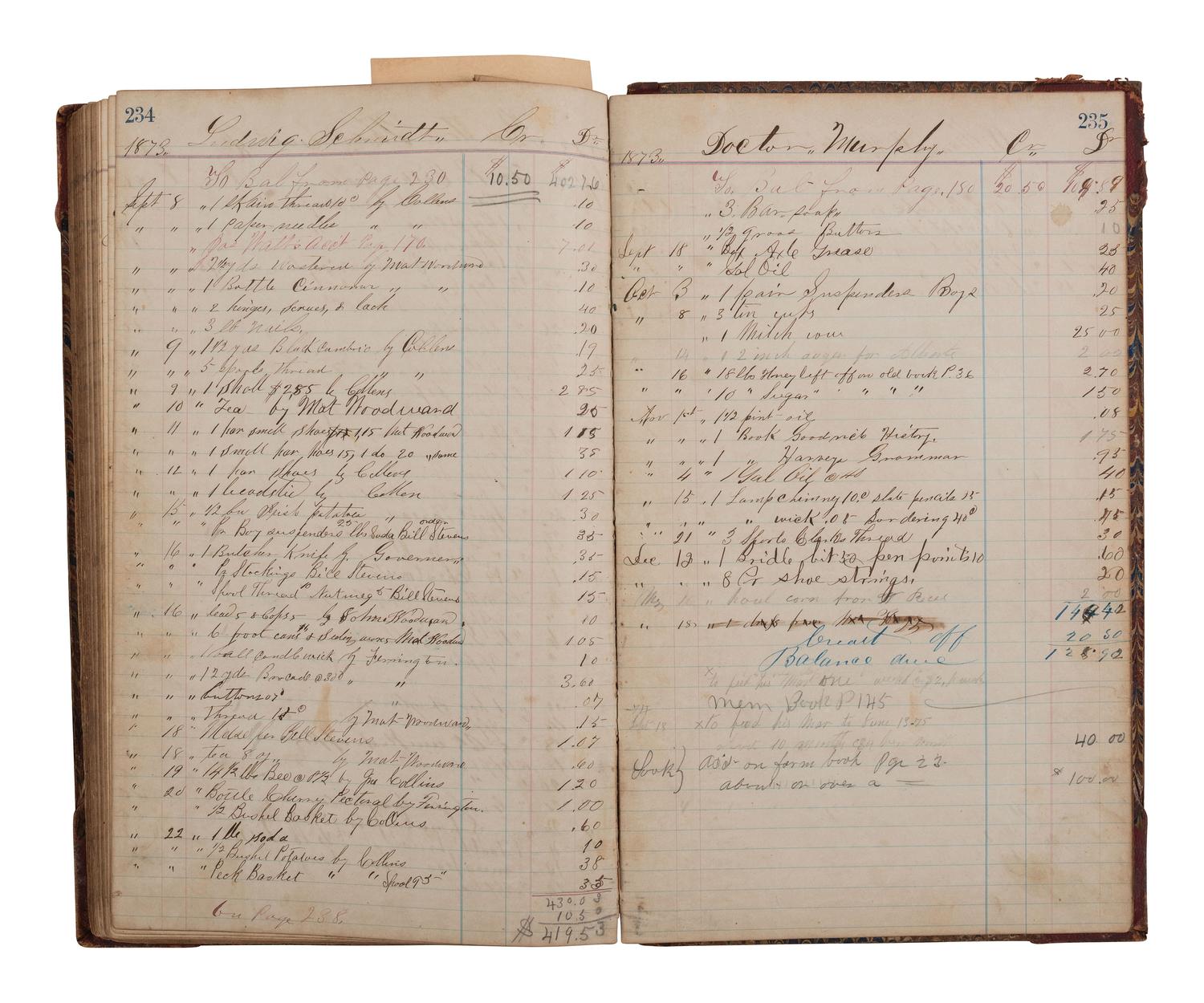 [CIVIL WAR]. A group of 3 ledgers associated with George W. Summers of Grant, Cabell County, (West) Virginia, documenting tensions between Union forces and Confederate sympathizers.