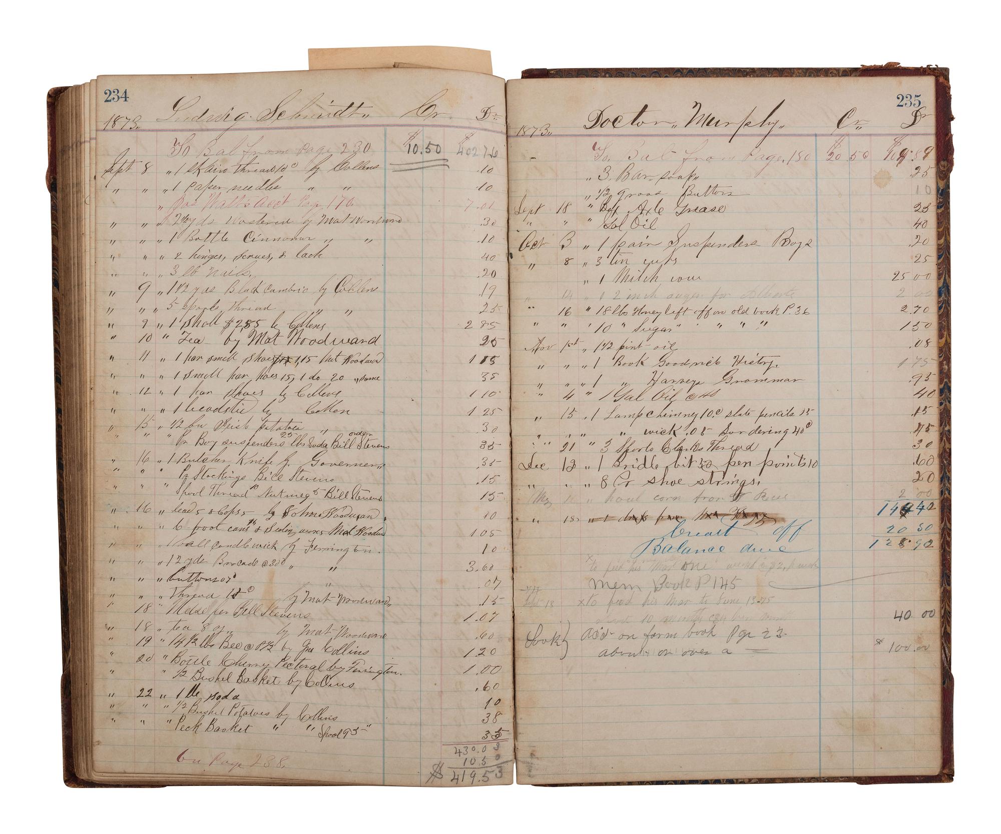 [CIVIL WAR]. A group of 3 ledgers associated with George W. Summers of Grant, Cabell County, (West) Virginia, documenting tensions between Union forces and Confederate sympathizers.