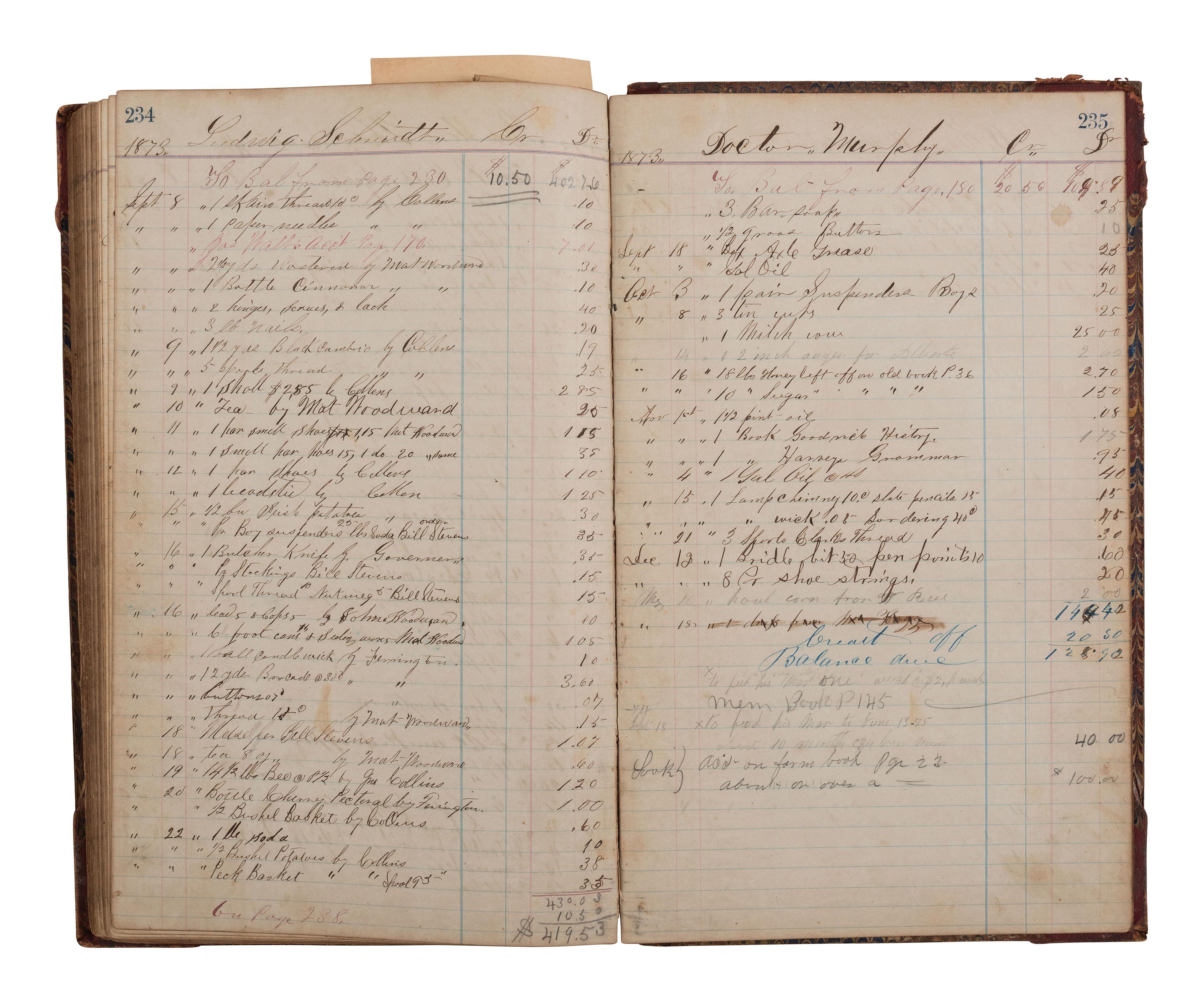 [CIVIL WAR]. A group of 3 ledgers associated with George W. Summers of Grant, Cabell County, (West) Virginia, documenting tensions between Union forces and Confederate sympathizers.