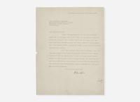 [Science, Medicine & Mathematics] Einstein, Albert: Typed Letter, signed