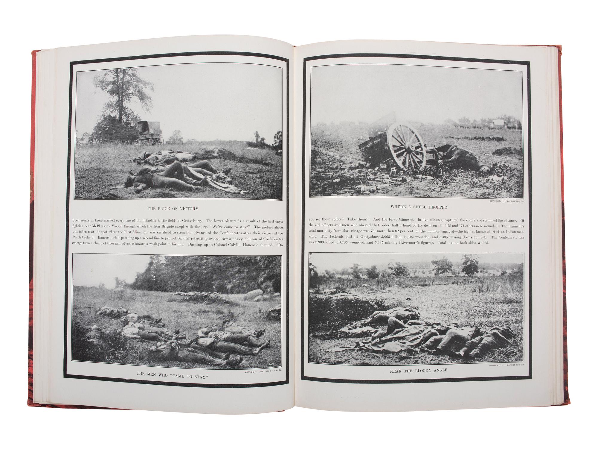 MILLER, Francis Trevelyan. (1877-1959). Gettysburg . New York: The Review of Reviews Company, 1913.