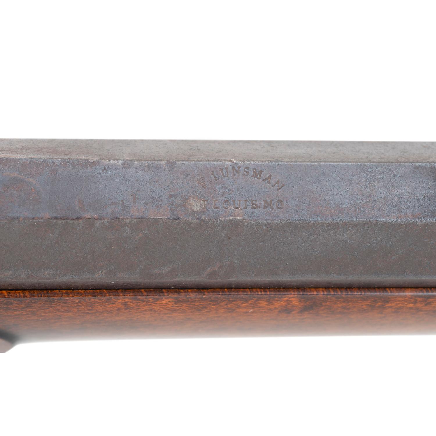 Fully Restored St. Louis Plains Rifle by F. Lunsman