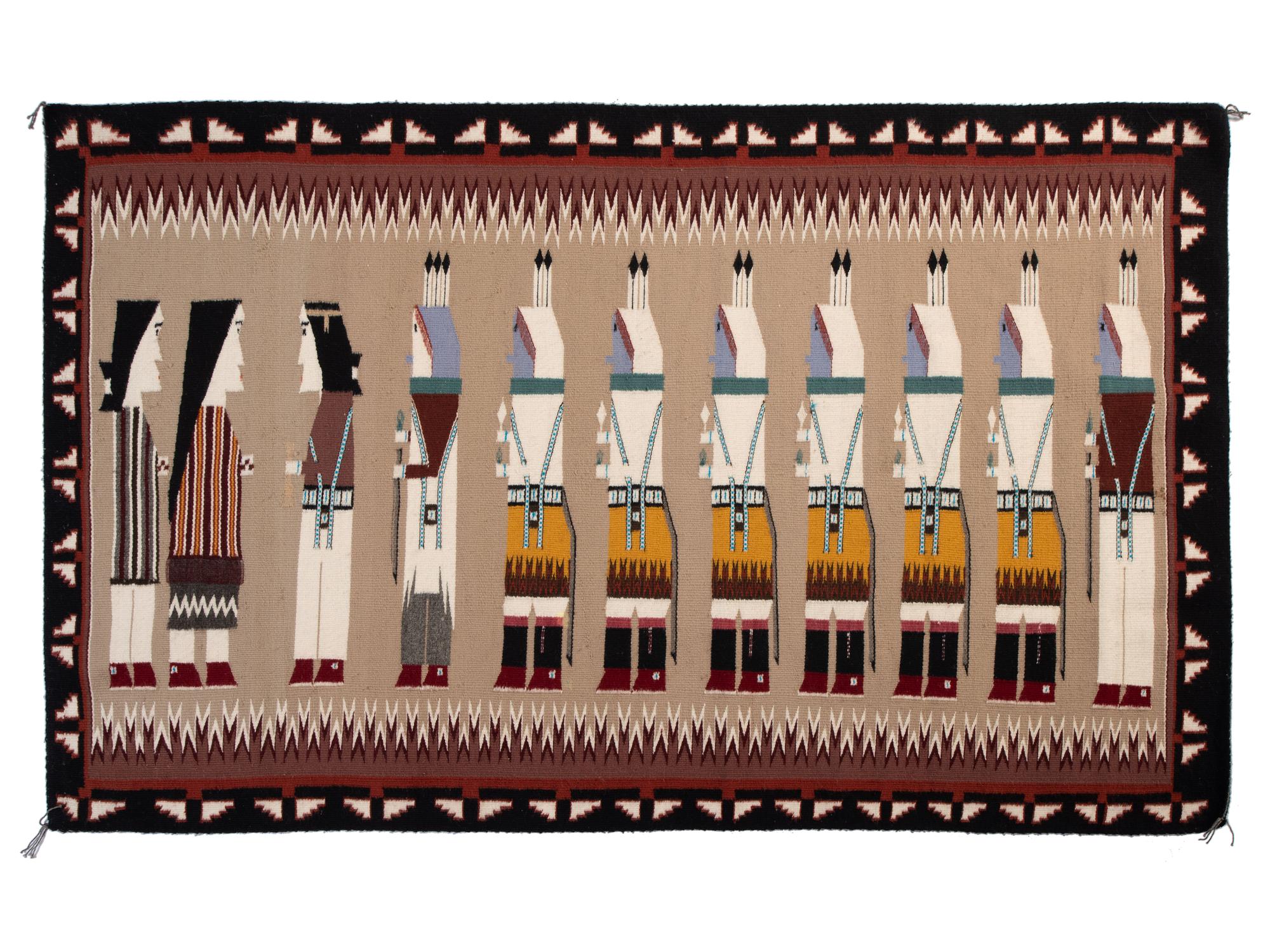 Navajo Yeibichai Weaving / Rug