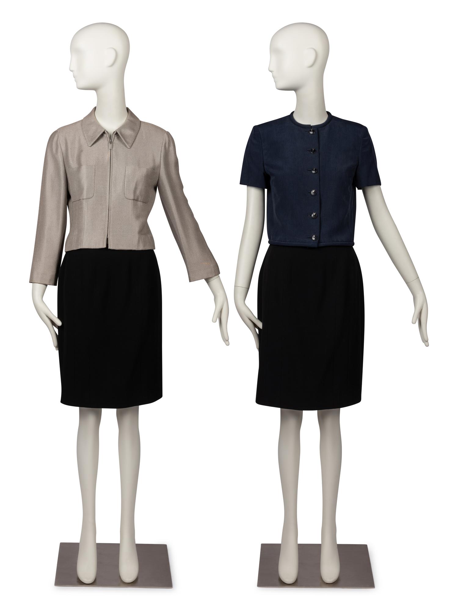 Chanel and Gianni Verscae Cropped Jackets, 1990s