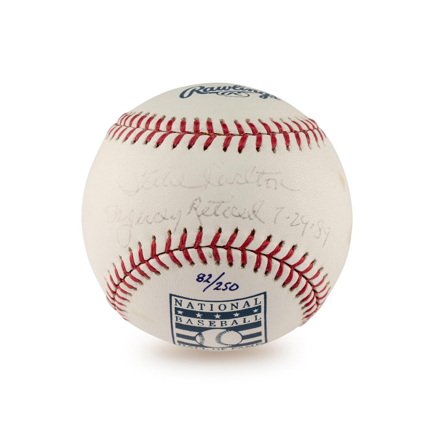 A Group of Hall of Famer Pitcher Signed Autograph Baseballs (Beckett Authentication Services)