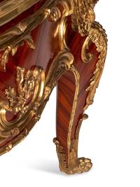 A Louis XV Style Gilt Bronze Mounted Bureau Plat