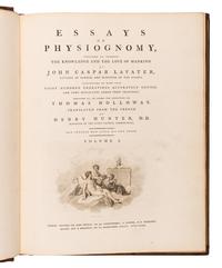 LAVATER, Johann Kaspar (1741-1801). Essays on Physiognomy. Henry HUNTER, translator. London: John Murray et al, 1789-1798.
