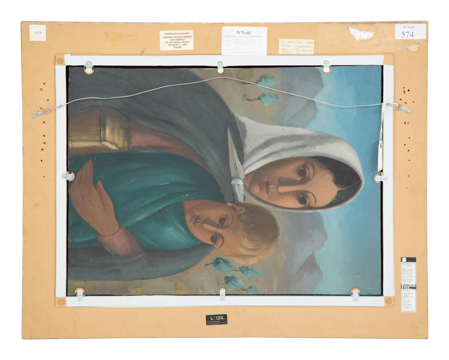 Les ombres/Mother and Child (a double-sided work)