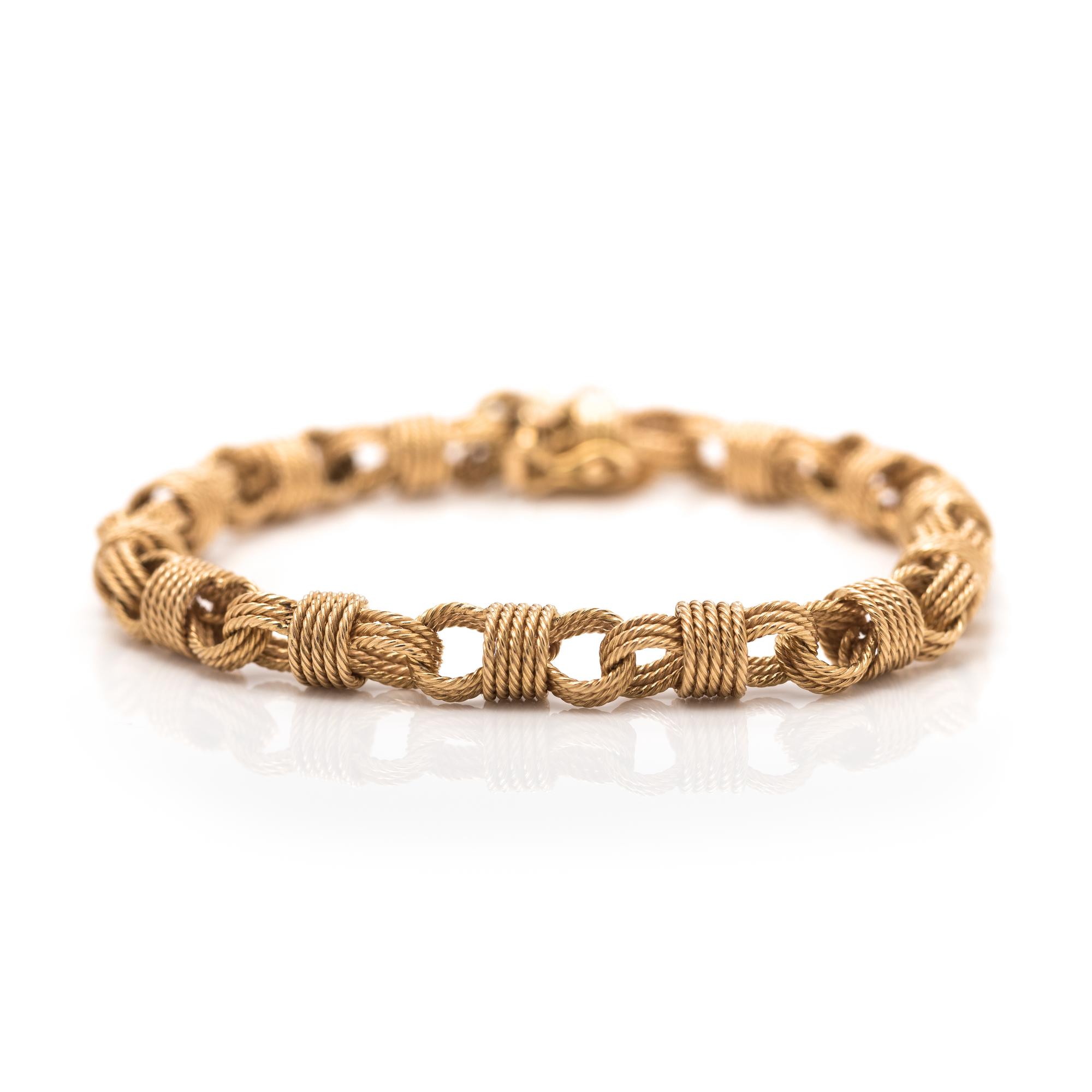 YELLOW GOLD BRACELET