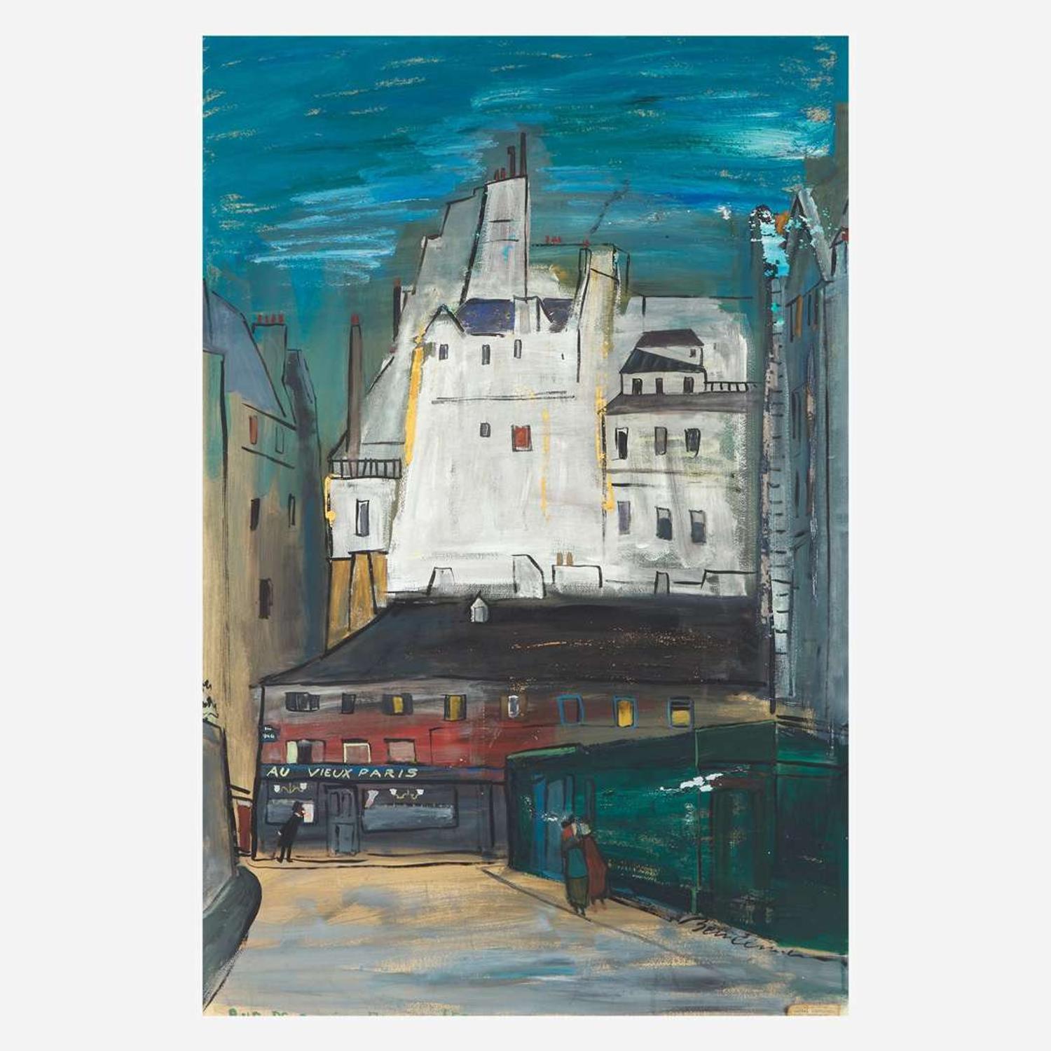 Ludwig Bemelmans (American, 1898–1962) Au Vieux Paris