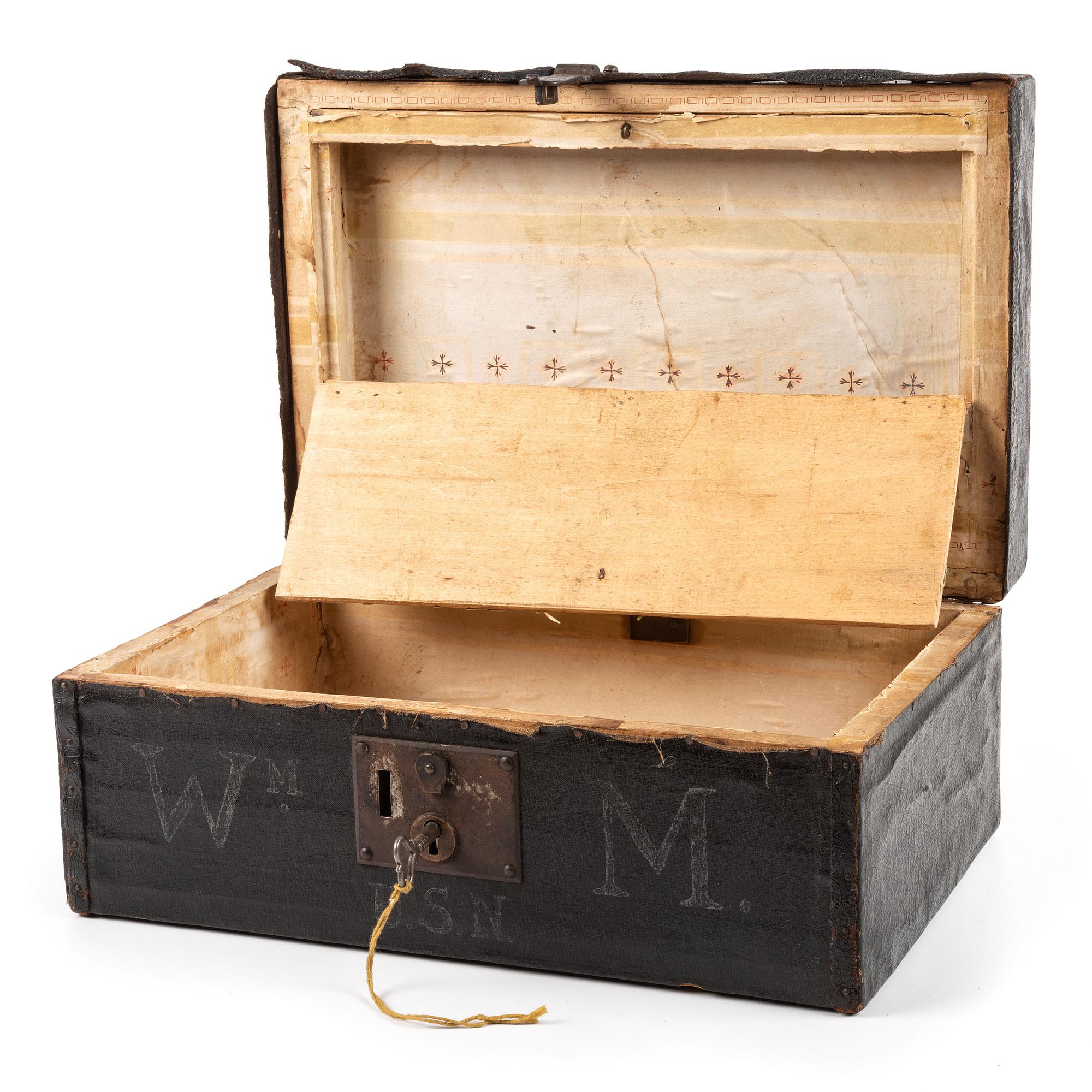 [CIVIL WAR] - [US NAVY]. MACOMB, William H. (1818-1872). Leather-covered travel case. N.p., n.d.