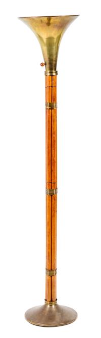 A Torchiere, Russel Wright for Raymor Height 66 1/4 inches.