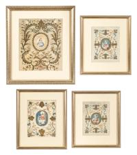 A Group of Four Religious Embroideries