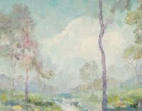 Landscape with Trees and Stream