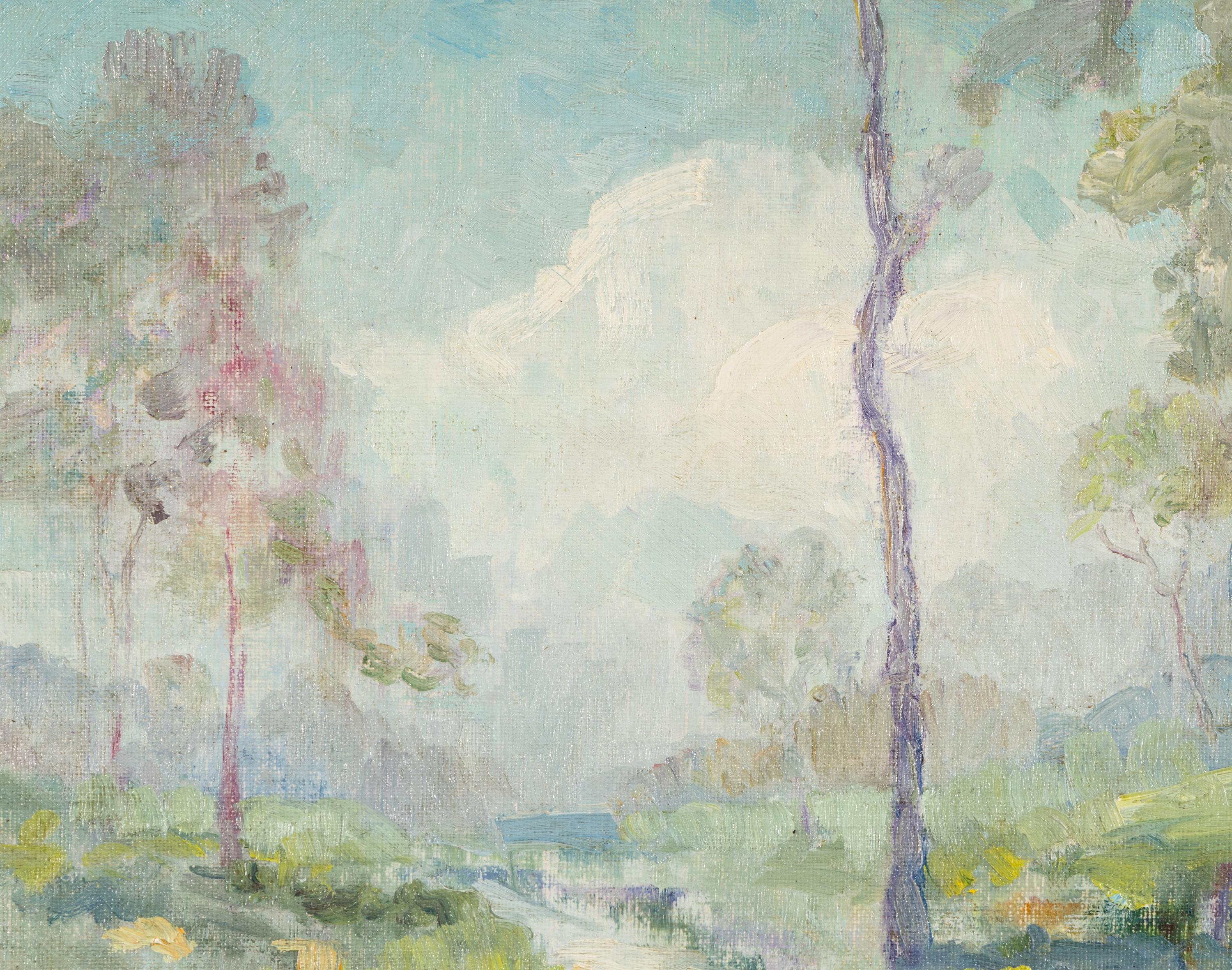 Landscape with Trees and Stream
