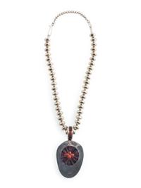 Sterling Silver Necklace, with Reversible Pendant