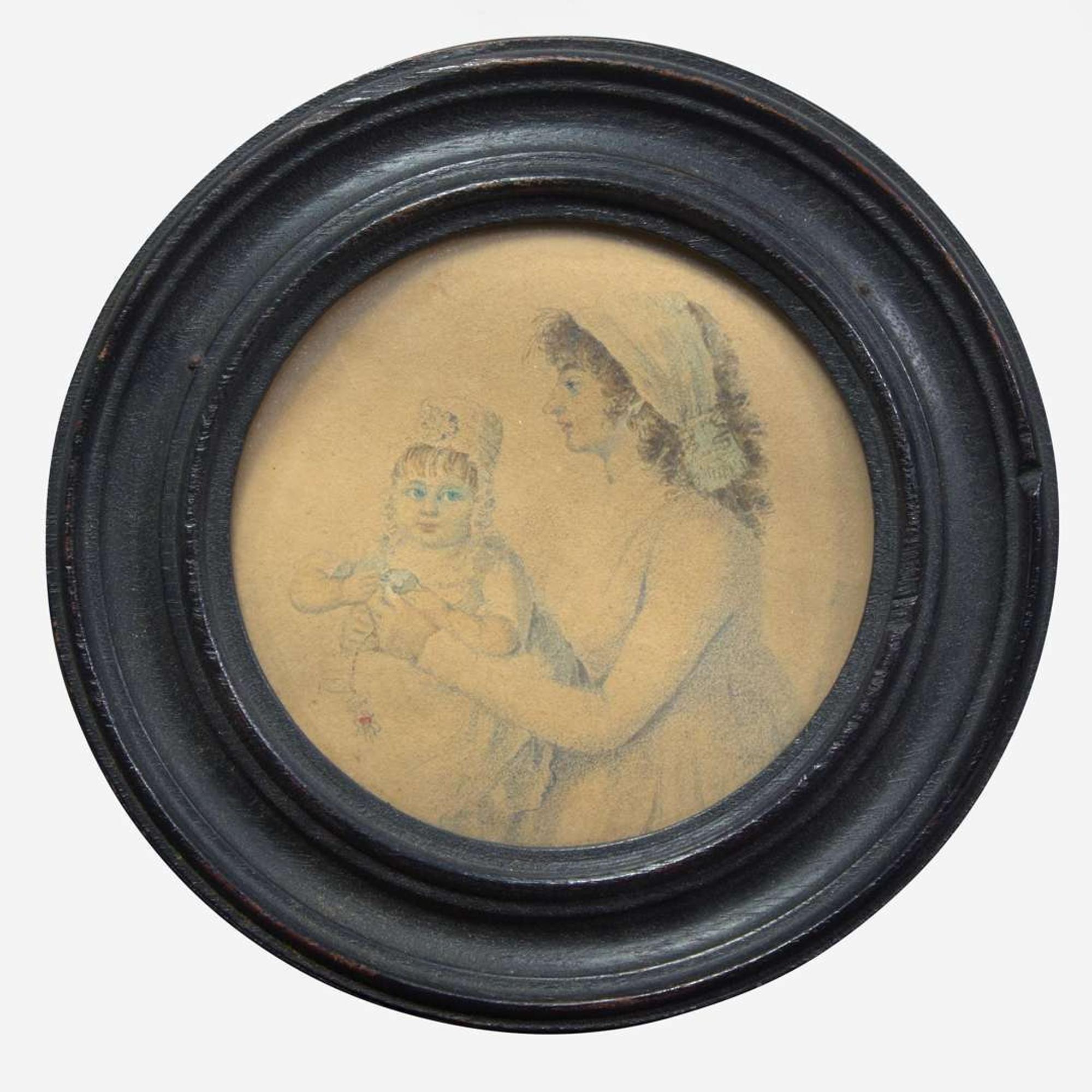 American and Continental School 19th century A Collection of Ten Portrait Miniatures, various dates