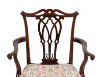 A George III Style Mahogany Armchair