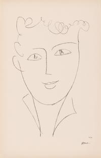 Henri Matisse (French, 1869-1954) — Jeune étudiante , 1952