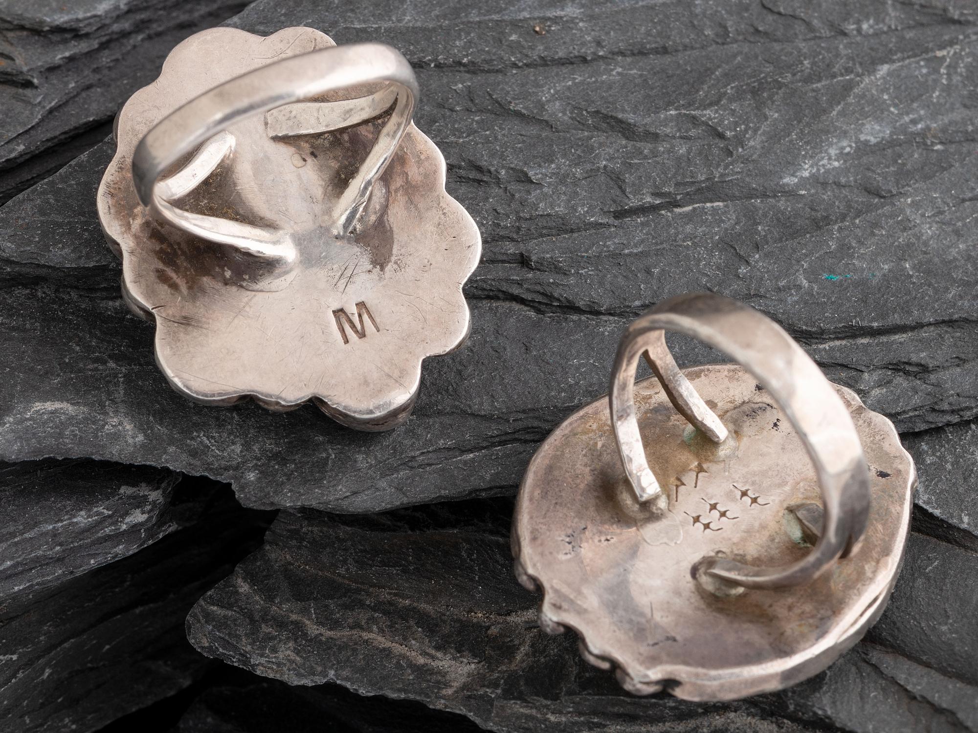 Navajo Silver and Turquoise Rings