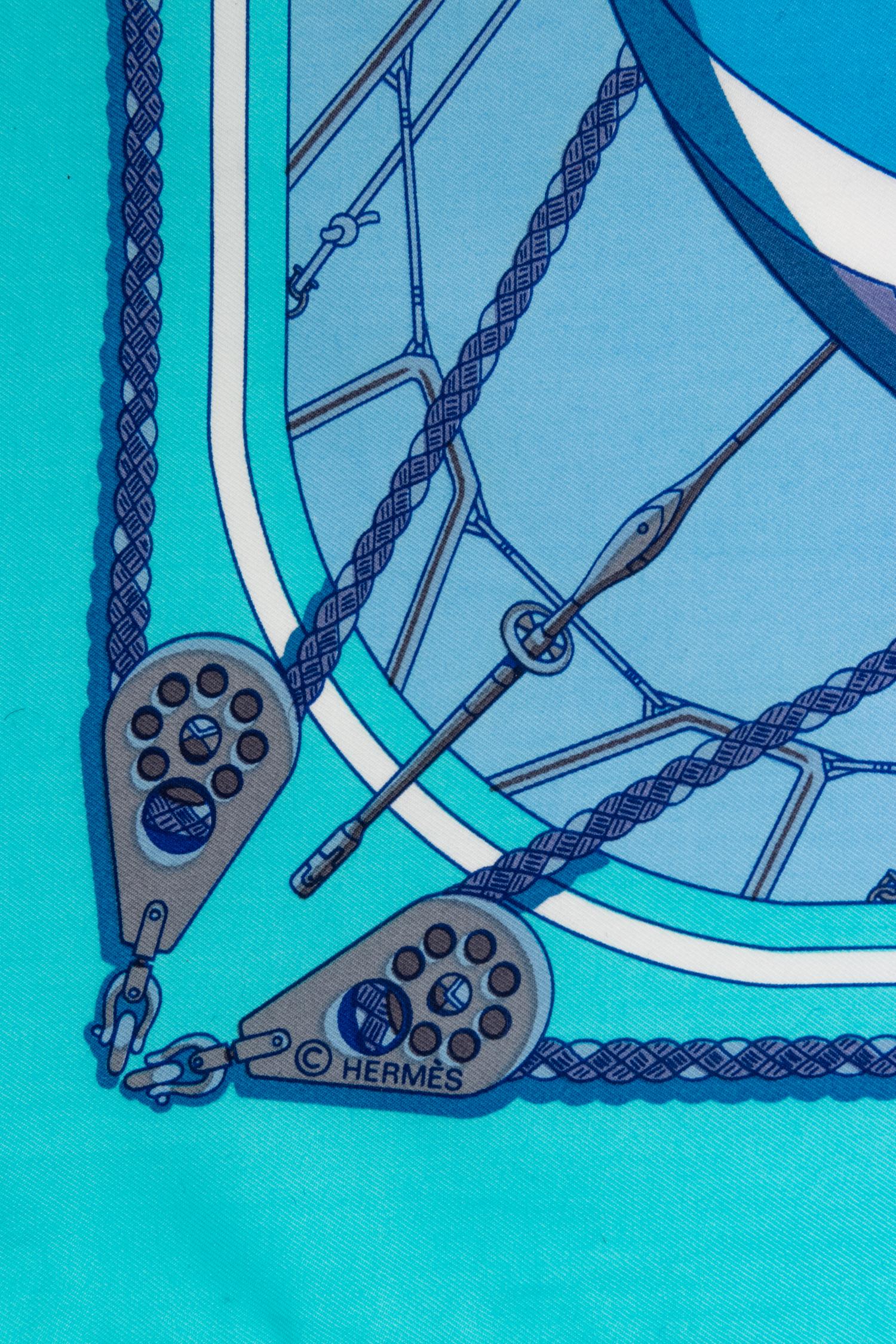 Three Hermès 70cm Cotton Scarf, 1990-2000s