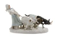 A Continental Porcelain Figural Group Width 16 inches. — OTTO PILTZ, 1953