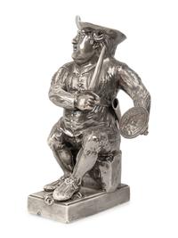 An English Silver Luster Ware Figure