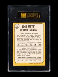 A Complete Set of 1968 Topps Baseball Cards Including Nolan Ryan Rookie (598/598)