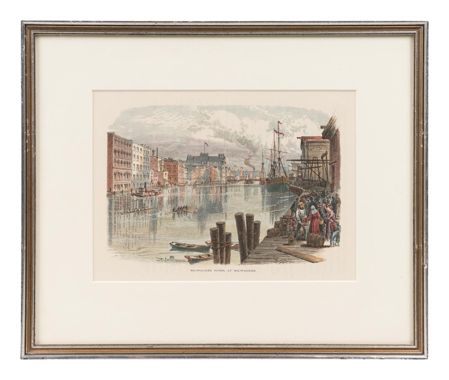 [MILWAUKEE]. A group of 6 prints, comprising: