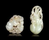 Two Chinese Jade Carvings