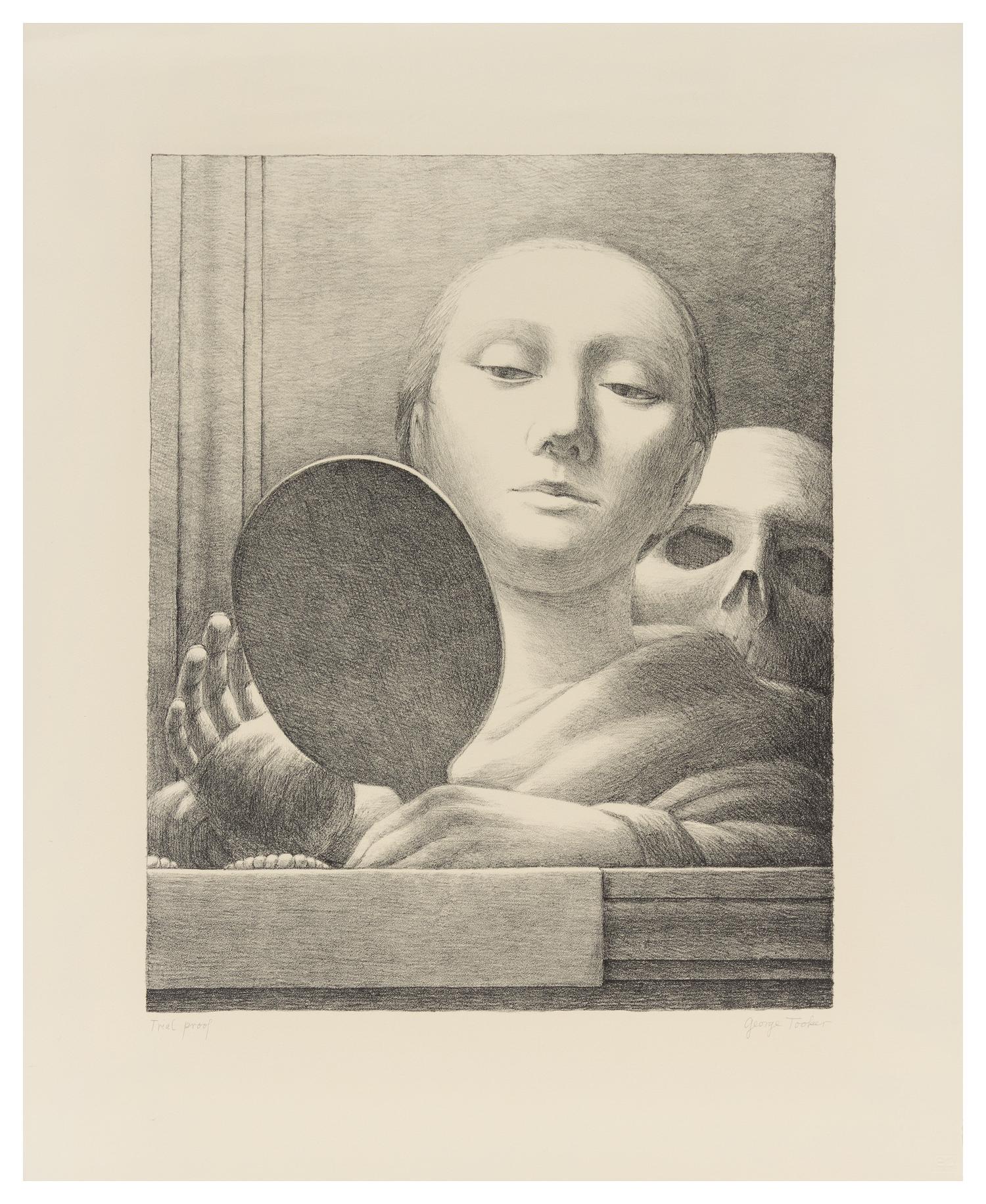 George Tooker, (American, 1920-2011), The Mirror, 1978